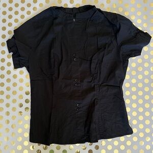 Mossimo Supply Co Black Casual Button Down Shirt